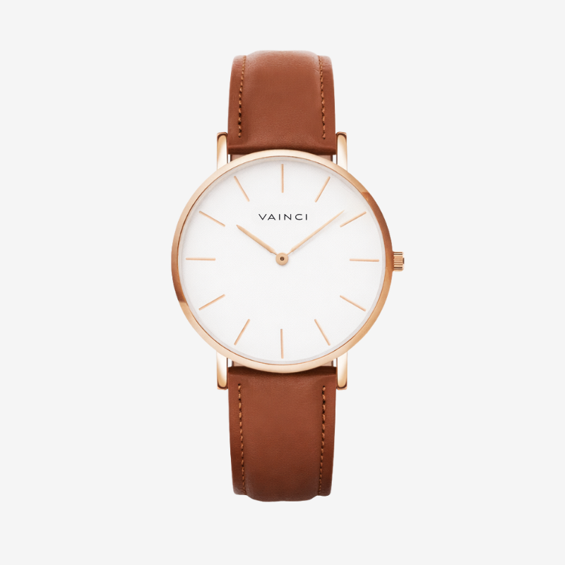 Noir Rose Gold - White