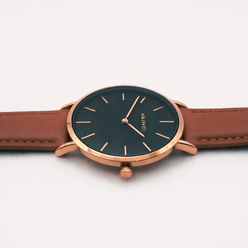 Noir Rose Gold - White