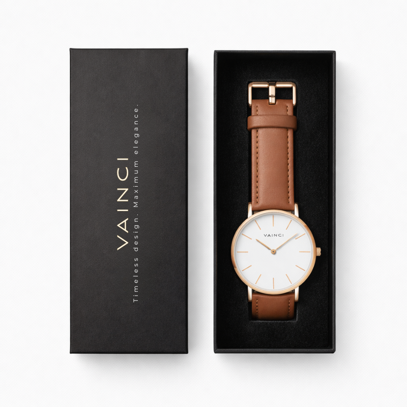 Noir Rose Gold - White