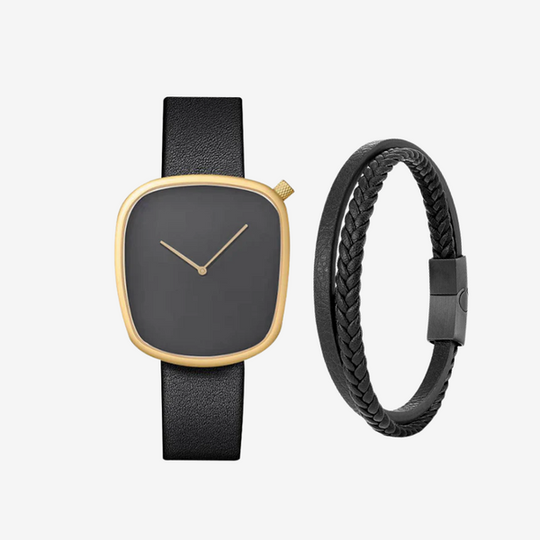 Vainci™ Anchor Gold & Black + FREE Bracelet