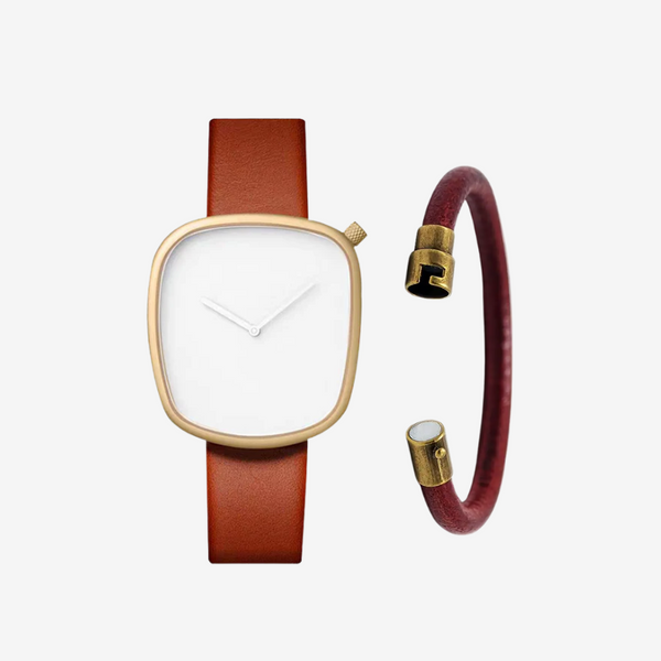 Vainci™ Anchor Gold & Brown + FREE Bracelet