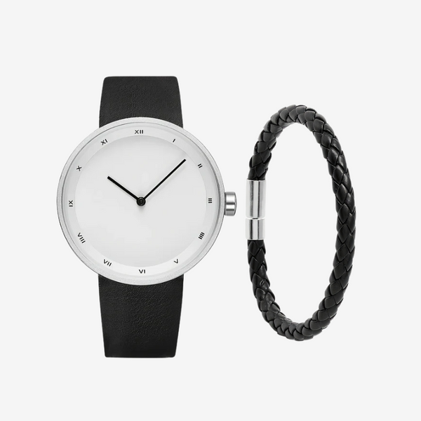 VAINCI™ Roman Équilibre White-Black & Bracelet