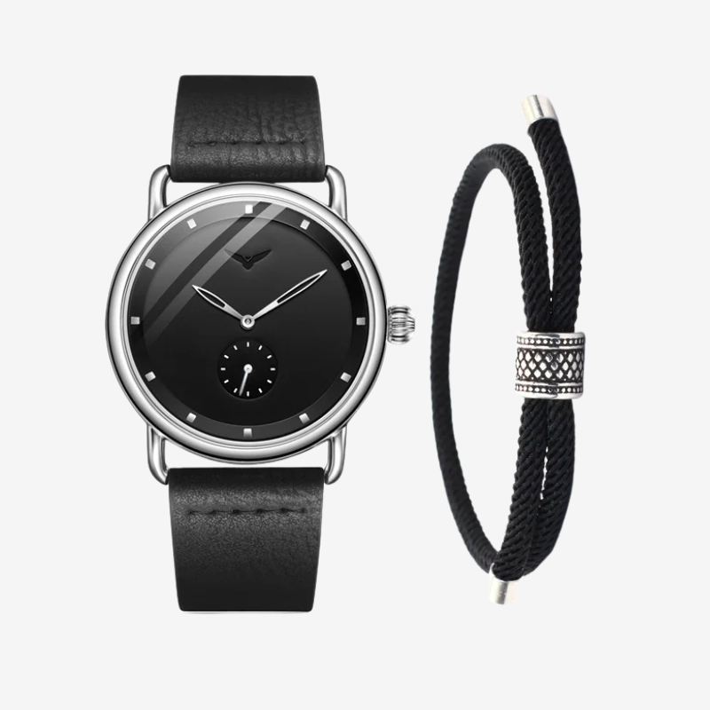 VAINCI™ Vanguard Silver-Black & FREE Bracelet