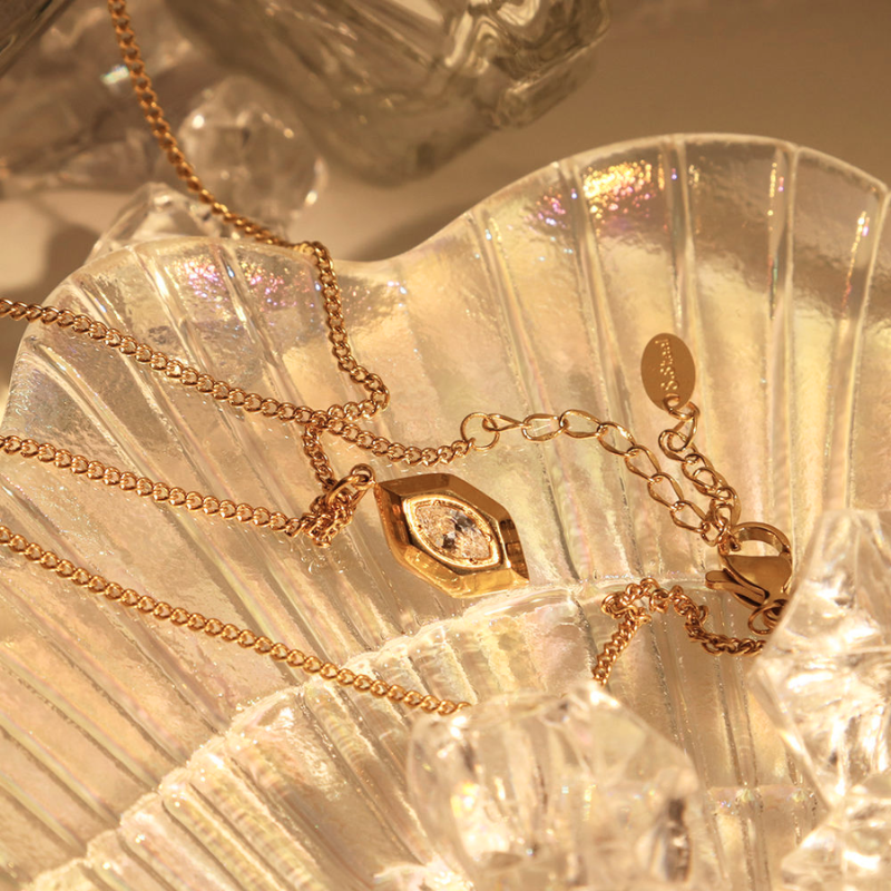 Beralis Marquise Necklace