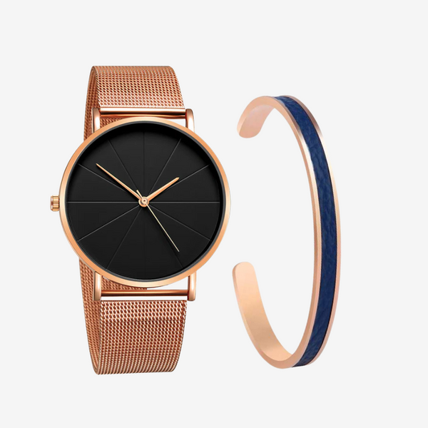 VAINCI™ Focus Rose-Gold 40mm & Free Bracelet