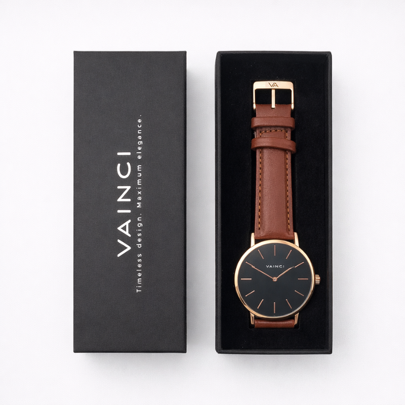 Noir Rose Gold - White