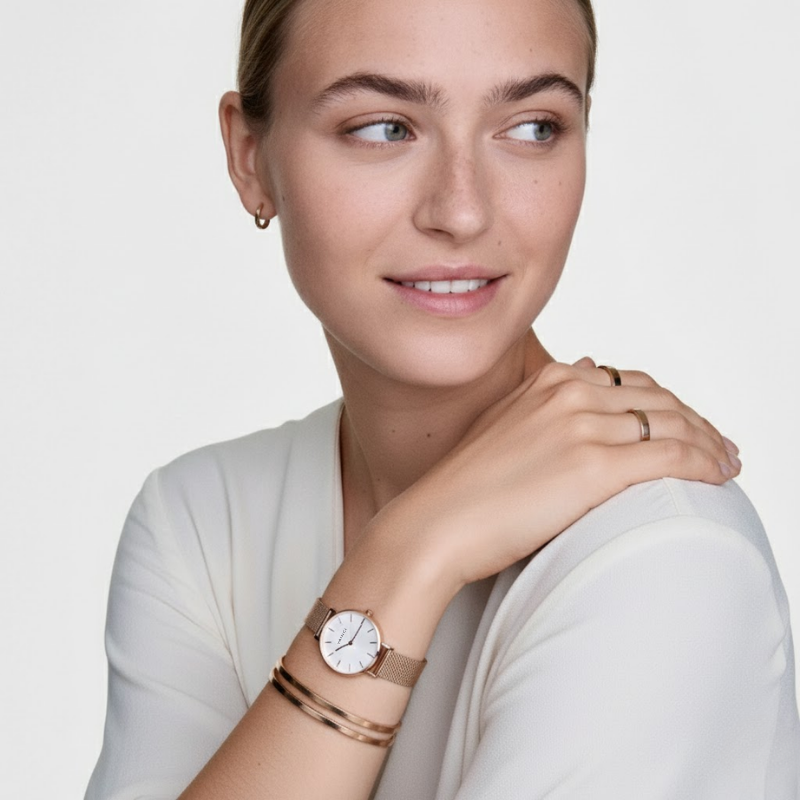 Valora Black & Rose Gold