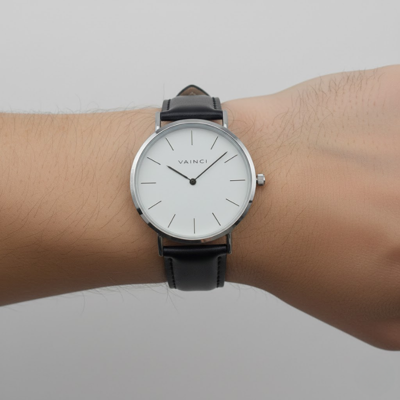 Noir Rose Gold - White
