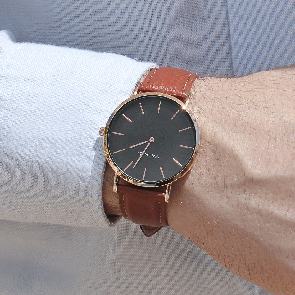 Noir Rose Gold - Black