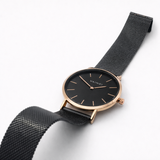 Vainci™ Valora Black & Rose Gold 40mm