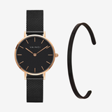 Vainci™ Valora Black & Rose Gold 40mm