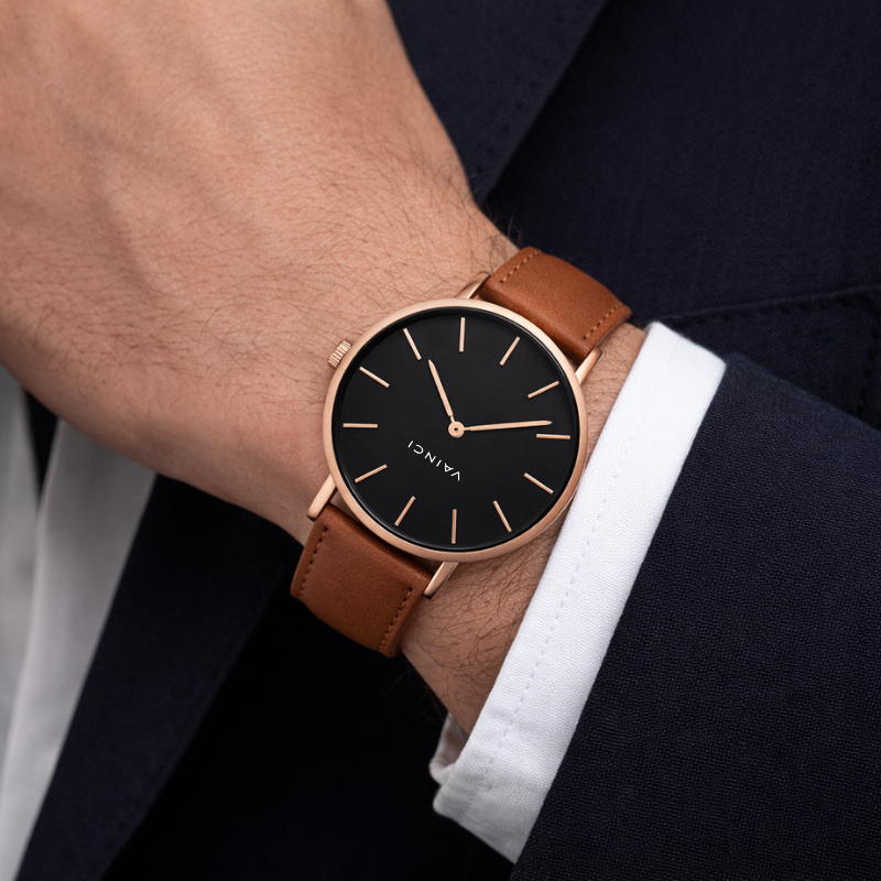 Noir Rose Gold - White